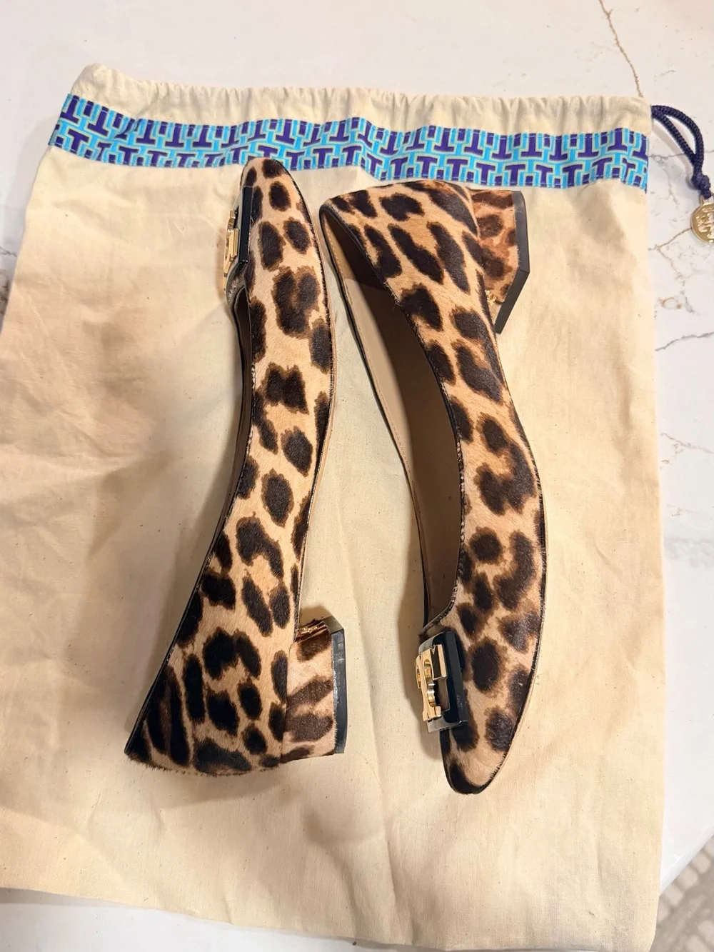 Tory Burch Calf Hair Heels